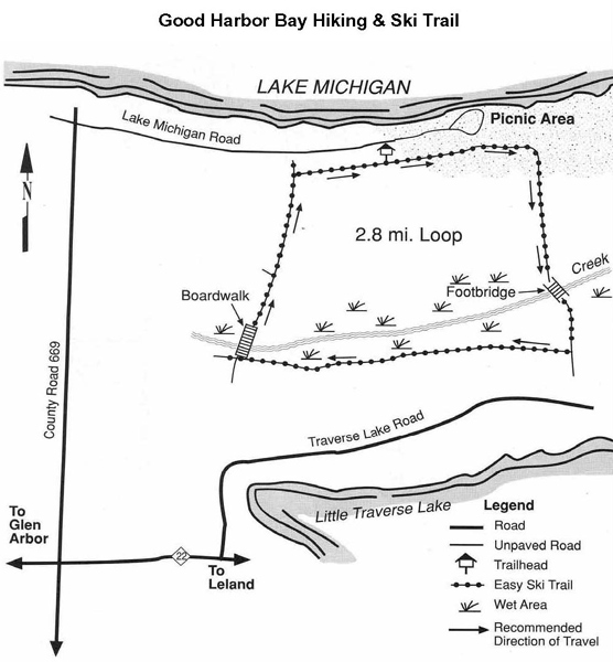 Sleeping Bear Dunes - Good Harbor Trail : Up North Trails